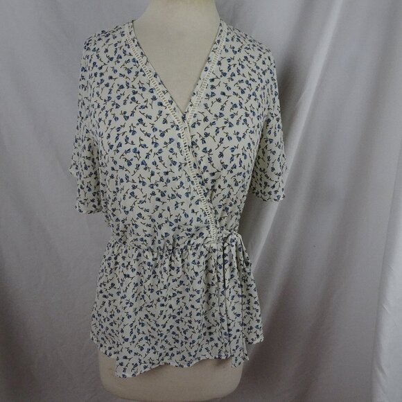 Sienna Sky Women Floral Blouse Top Size L - Picture 1 of 8